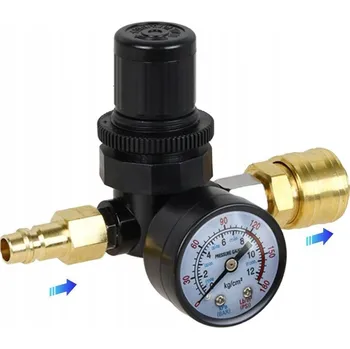 Ventil 1/4" Regulátor tlaku stlačeného vzduchu Redukční ventil Regulátor