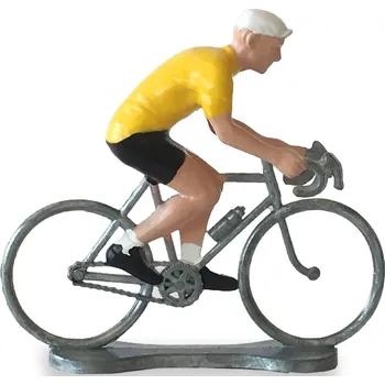 Bernard & Eddy Yellow sit cyclist uni