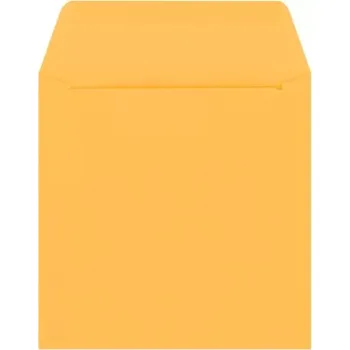 Obálka Poštovní obálka zlatě žlutá 155x155mm*