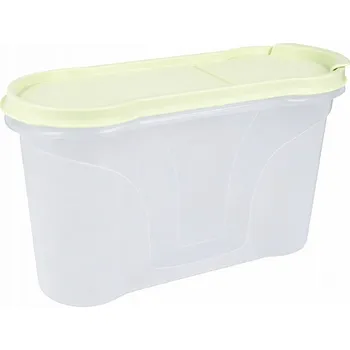 Dóza na potraviny NÁDOBA NA POTRAVINY S MĚRKOU na sypké potraviny 1,3L