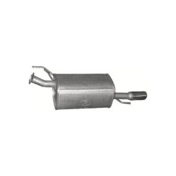 Výfukový systém Výfuk Polmostrów - zadní tlumič - díl výfuku NISSAN Juke 1.6i 2WD (PR 15.74 [145-289])