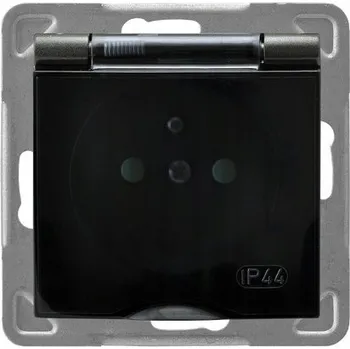 Elektrická zásuvka Elektrická Zásuvka Ospel šedá