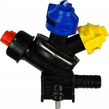 Postřikovač Otočná tryska rozprašovače s držákem 08 trojitá koncová se šroubem pro postřikovač