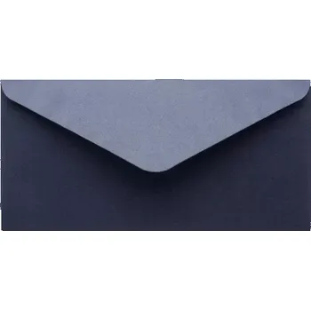 Obálka Metalická (perleťová) obálka tmavě modrá DL (110x220mm)