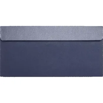 Obálka Metalická (perleťová) obálka tmavě modrá DL (110x220mm) PS