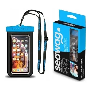 Pouzdro na mobilní telefon Seawag Proof Case voděodolné pouzdro pro telefon IPX8 + vodítko (černé/modré)