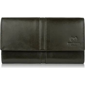 Peněženka Paolo Peruzzi peněženka z pravé kůže zelená - dámská