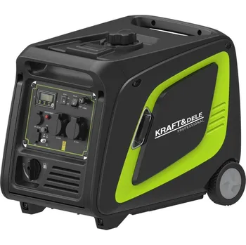 Elektrocentrála Kraft&Dele Invertorový generátor proudu elektrocentrála 230V 4900W KD686 KD686