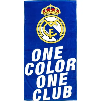 Oficiální plážová osuška Real Madrid, bavlna, dětská/juniorská velikost 70x140 cm, plážová osuška 2200010392