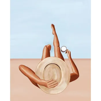 Plakát Plakát, Obraz - Poolside Girl, Ivy Green Illustrations