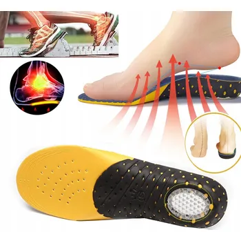 Vložka do bot Gelové Vložky do Bot pro Korekci Ploché Nohy, Ortopedické, Velikost 41-43