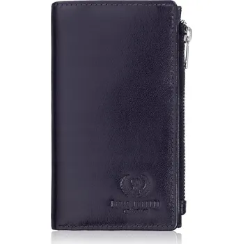 Peněženka Dámská kožená peněženka velká tmavě modrá s ochranou RFID Paolo Peruzzi