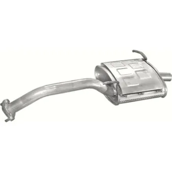 Výfukový systém Výfuk Polmostrów - zadní tlumič - díl výfuku DAIHATSU Charade 1.0 Diesel 1.0 Turbo Diesel, DAIHATSU Charade 1.0i, DAIHATSU Charade 1.3i -16V (PR 06.13 [142-725])