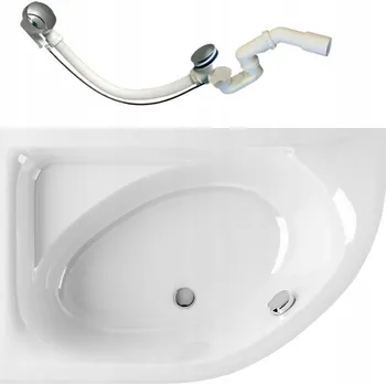 Vana ROHOVÁ VANA 170X110 LEVÁ BEZ OBESTAVBY SIFON ASYMETRICKÁ LAMINART