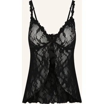 Skims Dámský Lounge Top Stretch Lace, soot, 38