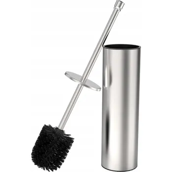 WC štětka Závěsná WC štětka do KOUPELNY s víkem z Nerezová Ocel INOX