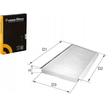 Kabinový filtr DAVID VASCO O084 Filtr, ventilace prostoru pro cestující