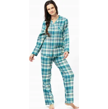 Dámské pyžamo Key dámské pyžamo bavlna modré velikost S