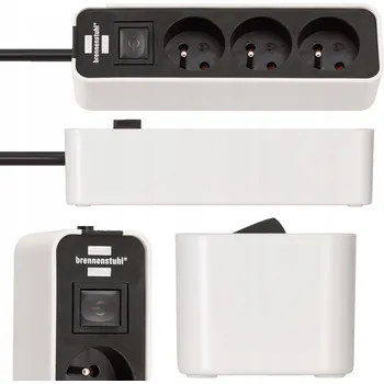 Napájecí kabel Zásuvková lišta Brennenstuhl 3 m, 3 zásuvky