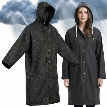 Pláštěnka UNIVERZÁLNÍ PLÁŠTĚNKA S KAPUCÍ ČERNÁ
