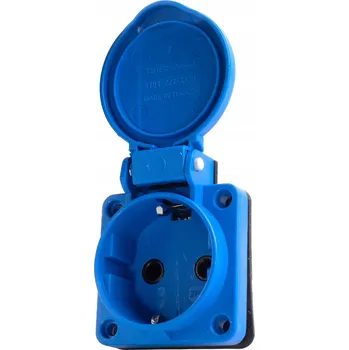 Elektrická zásuvka Zásuvka Schuko 3101-310-0900 modrá