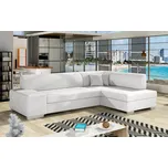 Eltap Rohová sedací souprava Fabio - ecokůže Soft 17 bílá PROVEDENÍ L/P: PRAVÉ provedení