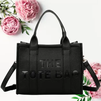 Kabelka Dámská Klasická Černá Kabelka do ruky Velká dámská kabelka na dokumenty