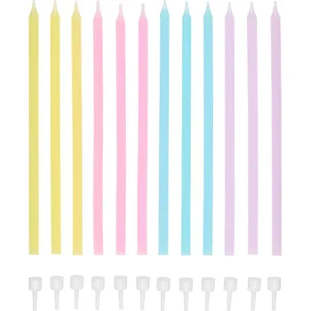 Dortová svíčka TALA 12 ks - svíčky na narozeninový dort