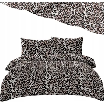Povlečení Povlečení 3D Bavlněný Satén 220/200 3 Č. Panterka (Panter)