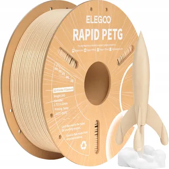 Filament Filament Rapid PETG Elegoo Béžová 1 kg RYCHLÝ A ODOLNÝ