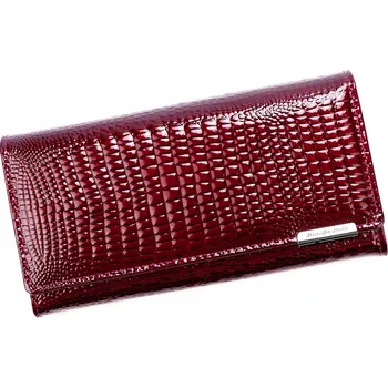 Peněženka Jennifer Jones peněženka z pravé kůže červená - dámská