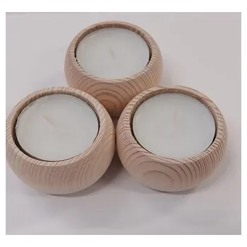 Svícen Dřevovýroba M. Dvořáček Svícen SMRK sada 3ks