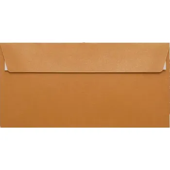 Obálka Metalická (perleťová) obálka měděná DL (110x220mm) PS
