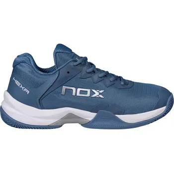 Pánské tenisky Pánské padelové boty NOX ML10 Hexa Blue/Silver Shoes EUR 41