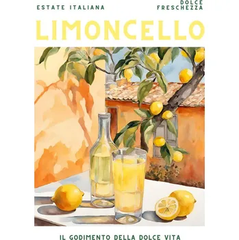 Plakát Plakát, Obraz - Limoncello, Fresh