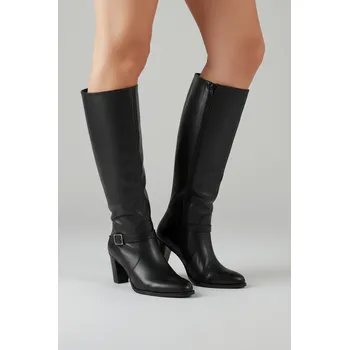 Dámské kozačky Bentom Dámské zimní kozačky s kožíškem Benetom, černé Velikosti OBUV: 37 Rozbalev(n)o