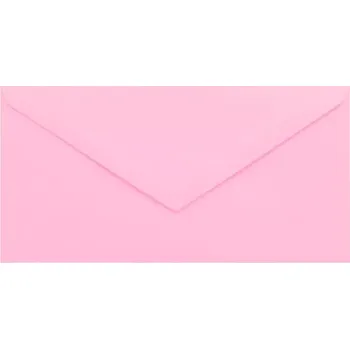 Obálka Poštovní obálka světle růžová DL (110x220mm)