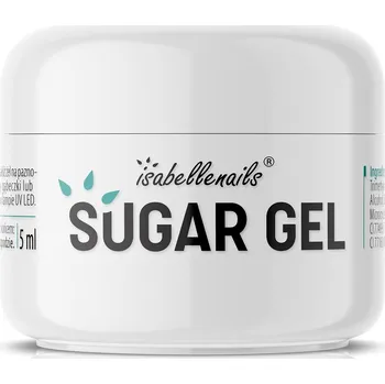 Lak na nehty Isabellenails Sugar Gel bílý gel pasta pro zdobení babyboomer ombre 5 ml