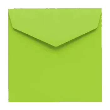 Obálka Poštovní obálka zelená 155x155mm