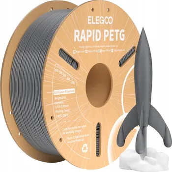 Filament Filament Rapid PETG Elegoo Space Grey Hvězdná Šedá 1kg RYCHLÝ