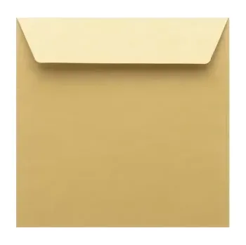 Obálka Poštovní obálka zlatá 155x155mm PS