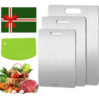 Kuchyňské prkénko Ninglx Titanové krájecí desky, sada 3 ks