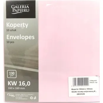 Obálka Obálka hladká růžová KW160 (10 Ks)