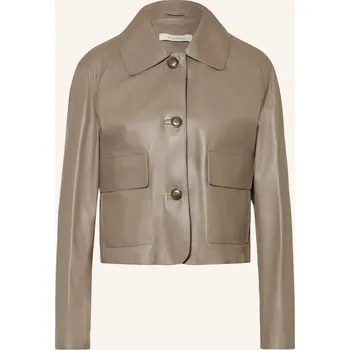 Lilienfels Dámská Kožená Bunda, černošedá, 40