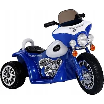 Dětské elektrovozidlo Motorka na Akumulátor JT568 Modrá Policejní