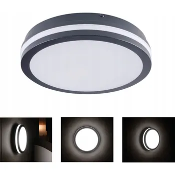 Kulatý Stropní Svítidlo Kanlux 26 x 5,5 cm černé, šedé