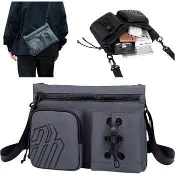 Polyester taška kabelka přes rameno Arctic Hunter šedá