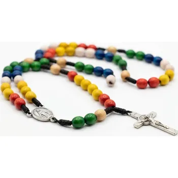 Růženec Mnišky kazatelského řádu, Uherský Brod Růženec z barevných dřevěných korálků