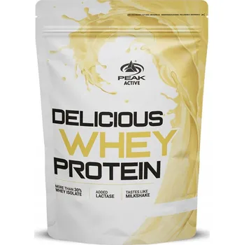 Protein Protein, směs proteinů Peak, prášek, 450 g, vanilková příchuť