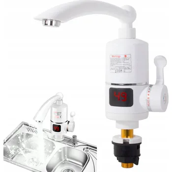 Bojler Elektrický průtokový ohřívač vody Fotorob 3000 W s LCD displejem